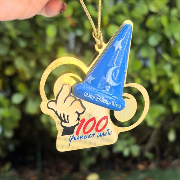 Lot Disney Fantasia Sorcerer's Apprentice Plush Hat Ornaments 100 Years of Magic - Picture 7 of 8